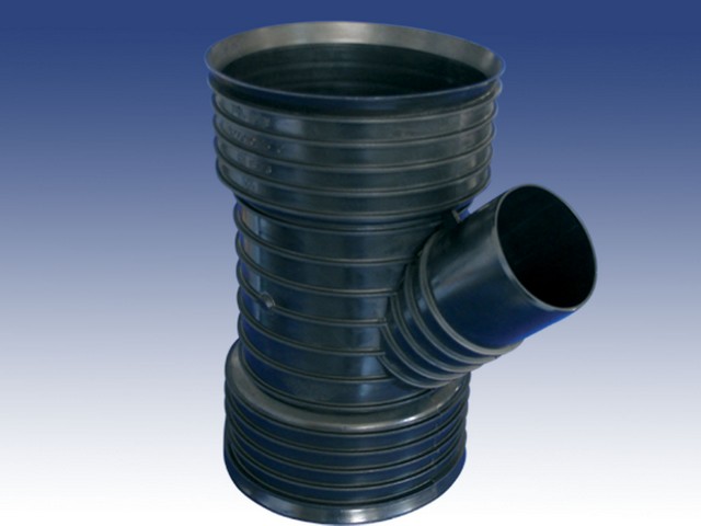 Koruge PVC Çıkışlı C Parçası 