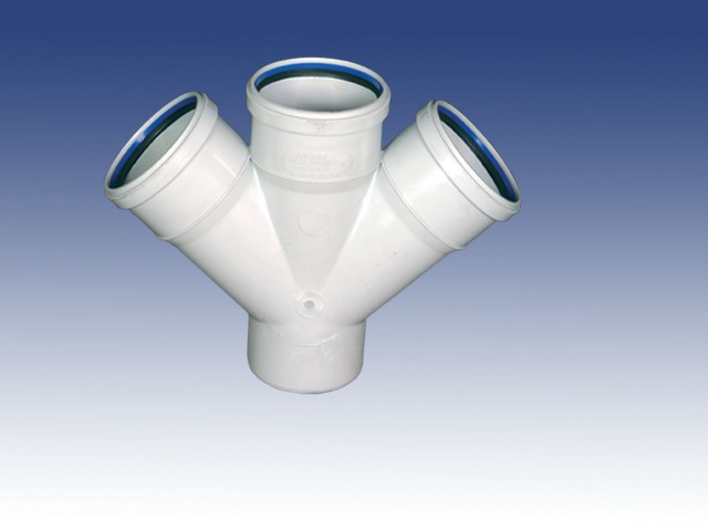 PVC Çift Çatal 45 